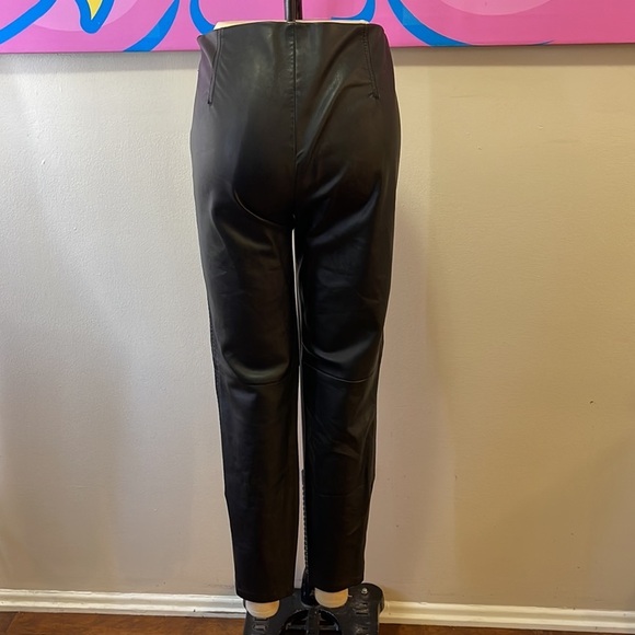 Free people Faux Vegan Leather Skinny Pants Leggings - Picture 7 of 11